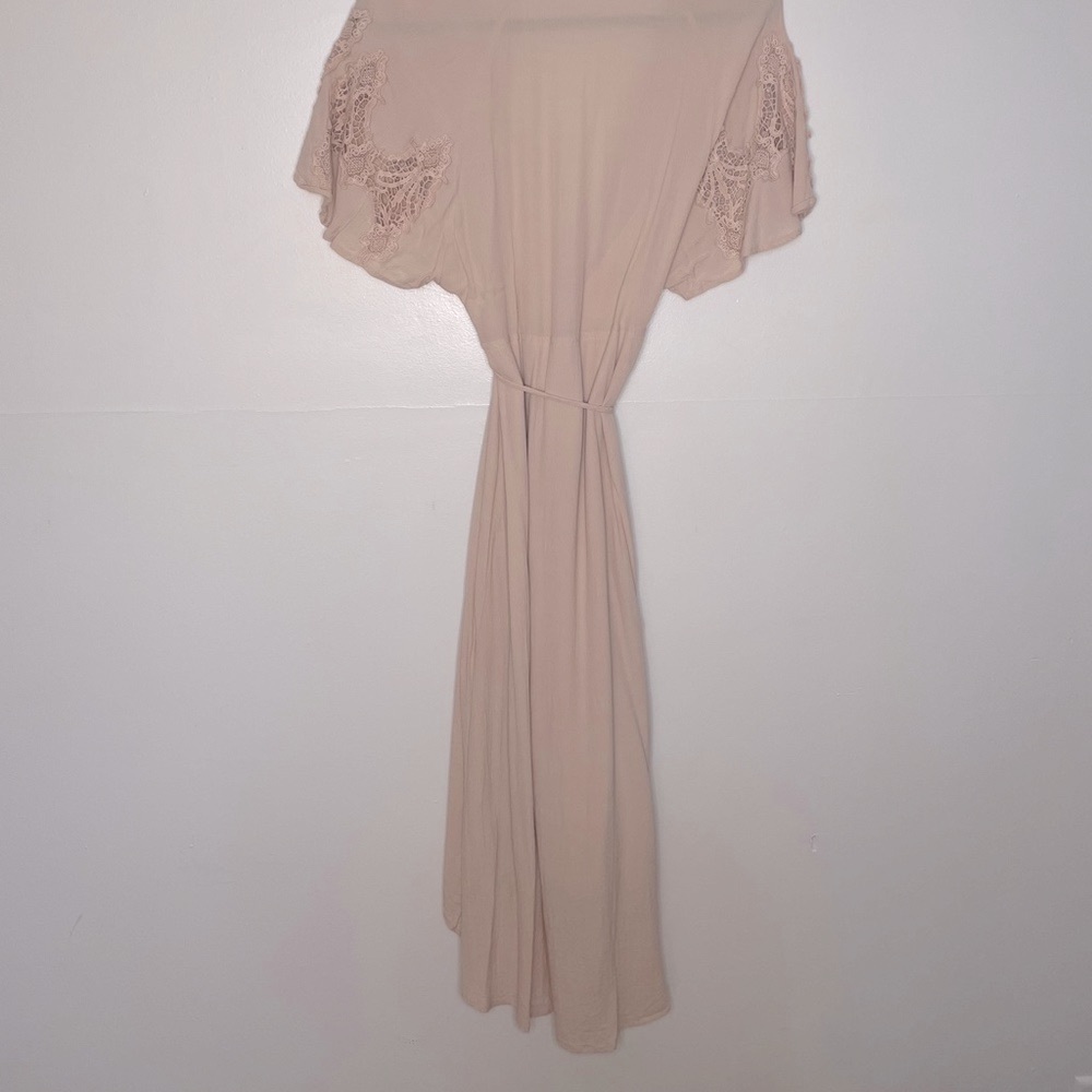 ASTR Wrap Dress in Blush - Picture 2 of 2